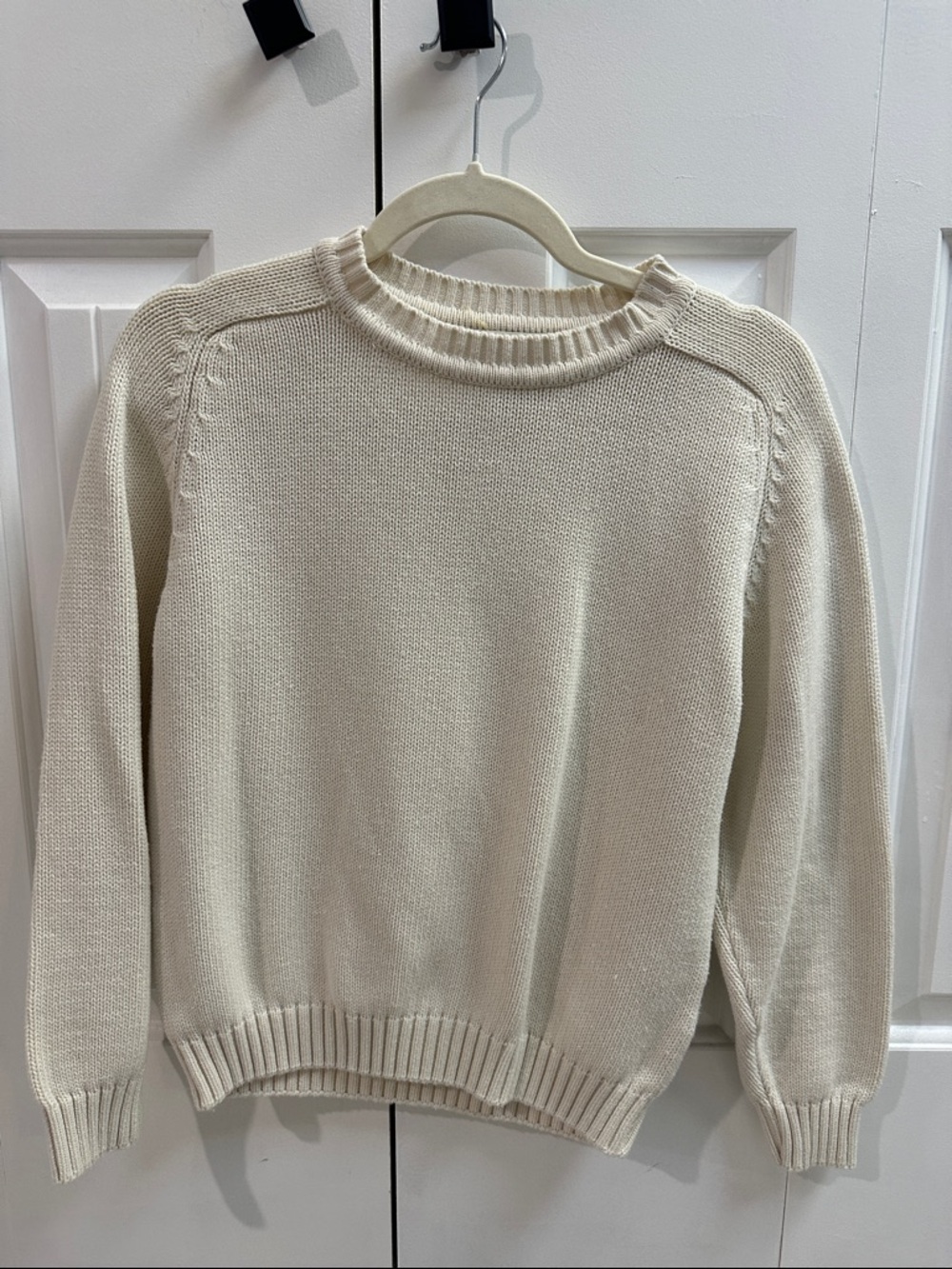 Vintage Cream Crewneck Women's Sweater